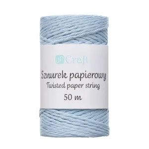 Sznurek papierowy dpCraft skręcany Niebieski, 50m